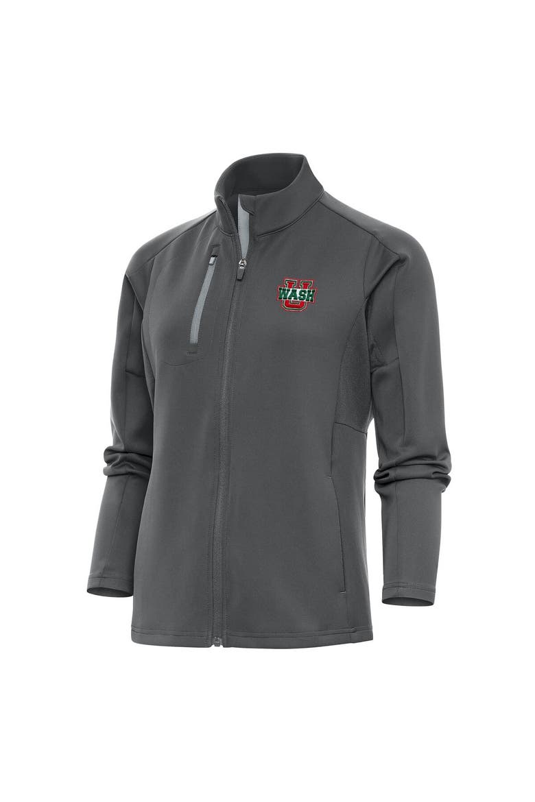 Women's Antigua  Pewter Washington-St. Louis Generation Full-Zip Jacket, Main, color, Pewter