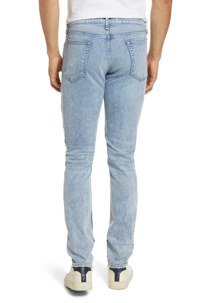 Fit 1 Skinny Fit Ripped Jeans, Alternate, color, BERG W HOL