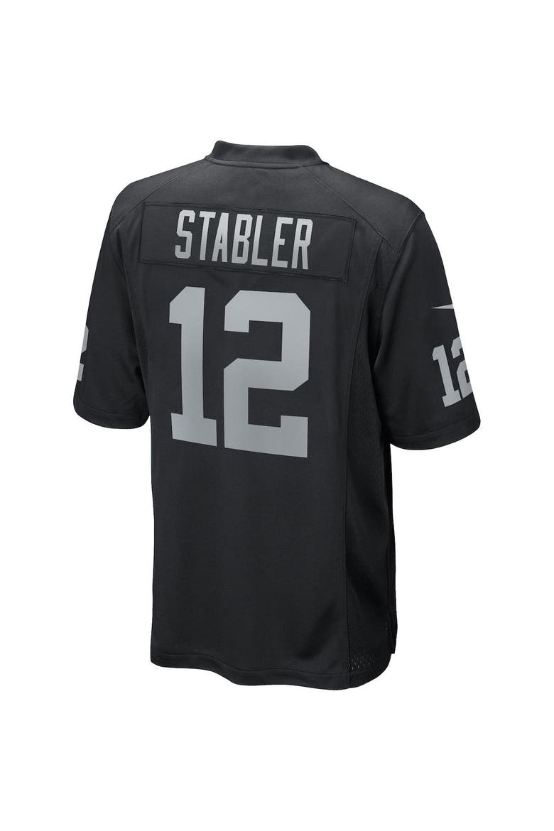 Men's Nike Ken Stabler Black Las Vegas Raiders Game Retired Player Jersey, Alternate, color, Black