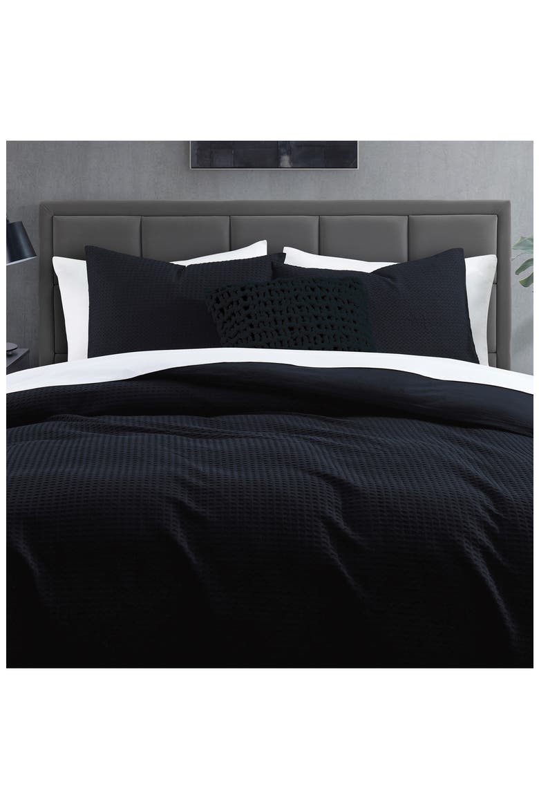 Chunky Knit Accent Pillow, Alternate, color, JET BLACK