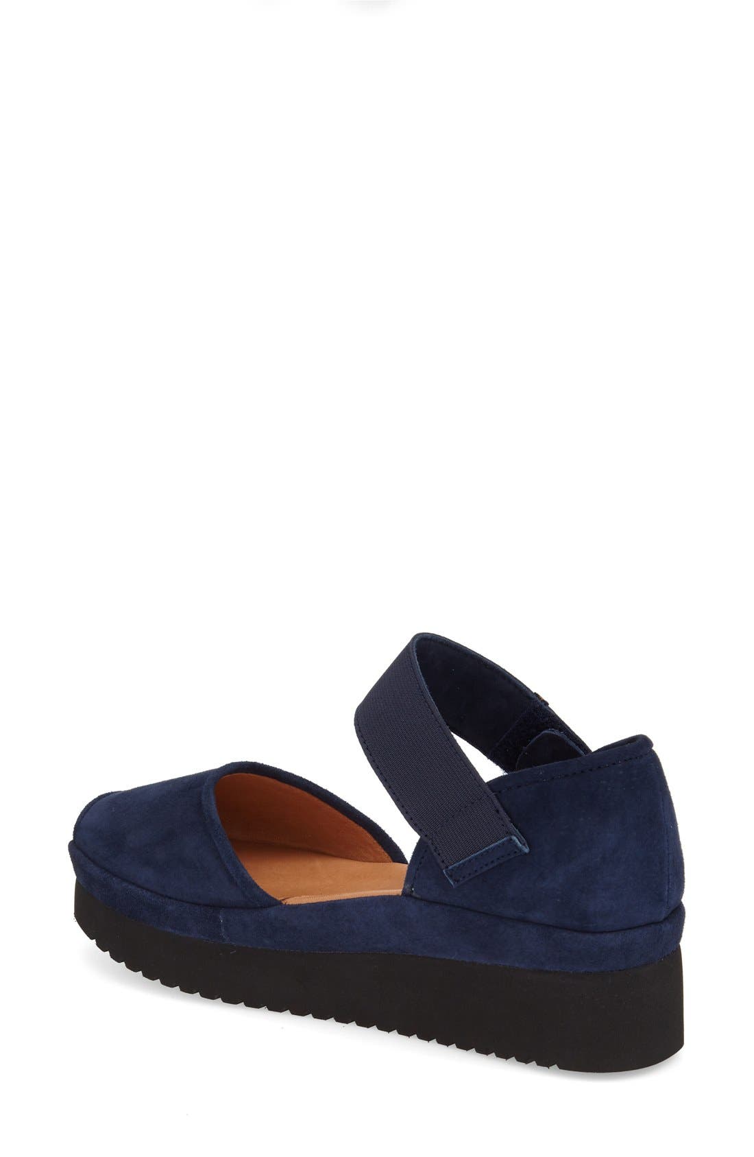 Amadour Platform Sandal, Alternate, color, NAVY/ BLACK SUEDE LEATHER