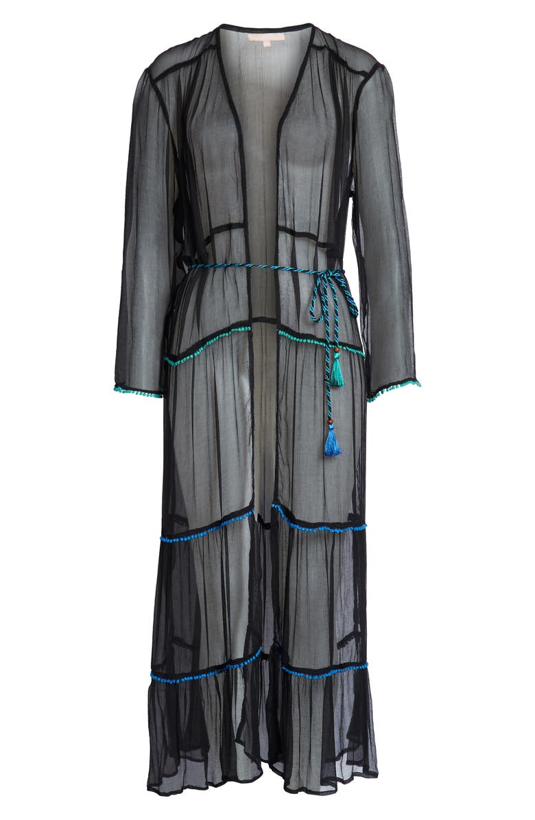 New Friends Colony NFC Foxtrot Sheer Duster, Alternate, color, 