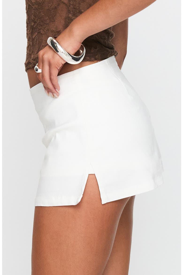 Can't Sleep Low Rise Skort, Alternate, color, WHITE