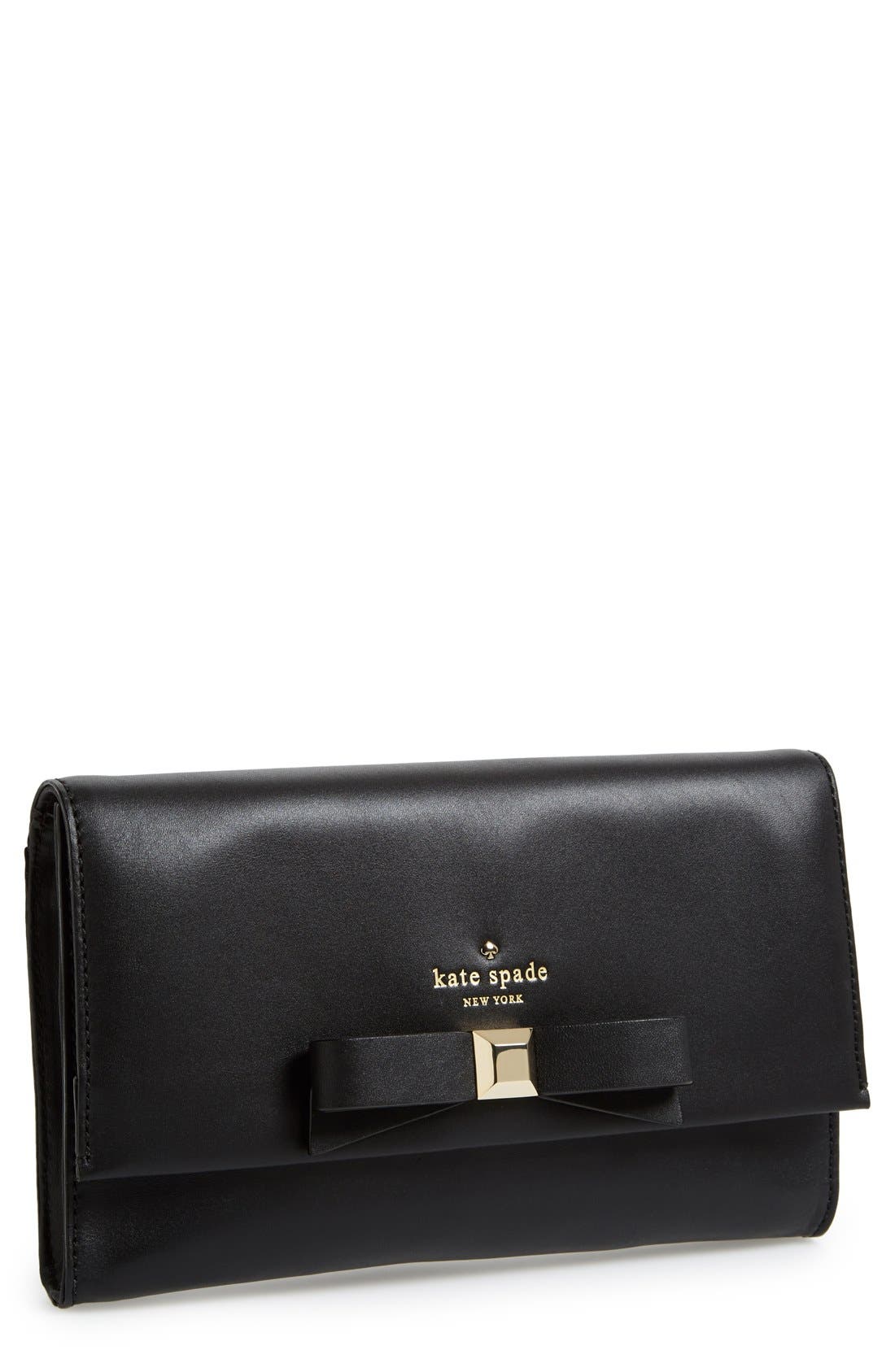'holly street - remi' clutch, Main, color, BLACK