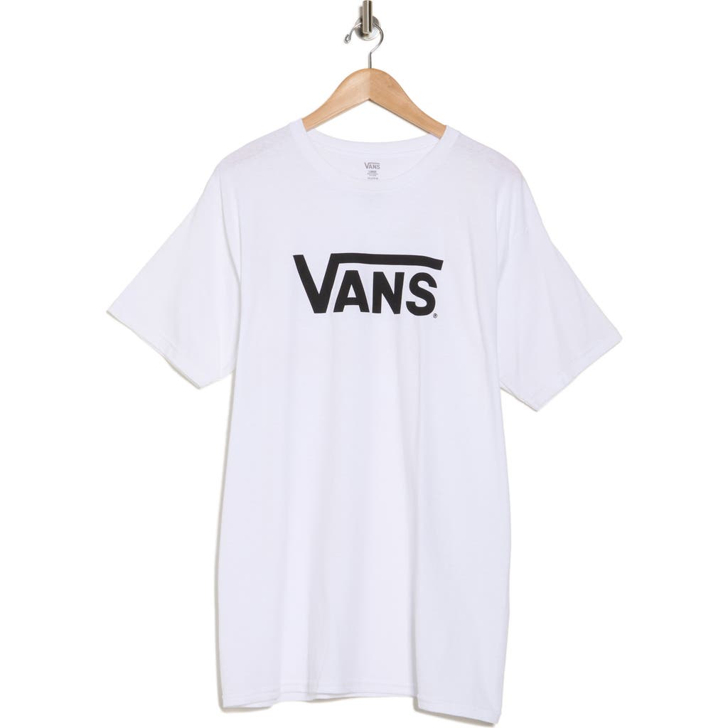 Shop Vans Classic Logo Graphic T-shirt In White Black