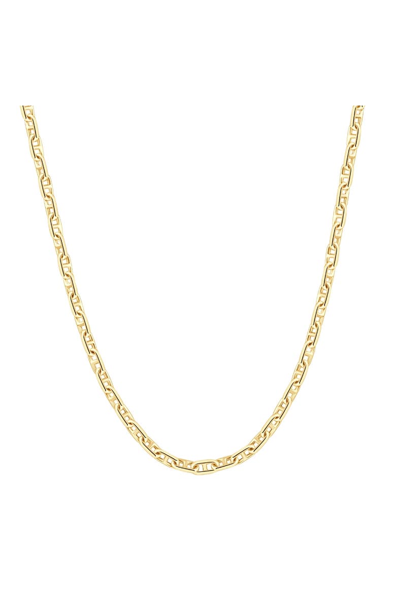 Bliss Diamond 14k Gold Marine Women's 24" Chain Necklace 22 Grams 5.5mm Thick, Main, color, 14K Yellow Gold