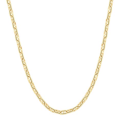 14k Gold Marine Women's 24" Chain Necklace 22 Grams 5.5mm Thick