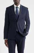 Nordstrom Henrik Trim Fit Solid Stretch Wool Suit Jacket