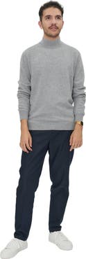 Gobi Cashmere Essential Mock Neck Cashmere Sweater