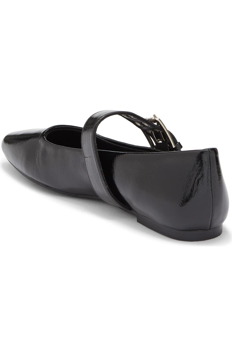 Billini Faris Mary Jane Flat, Alternate, color, Black Crinkle Patent