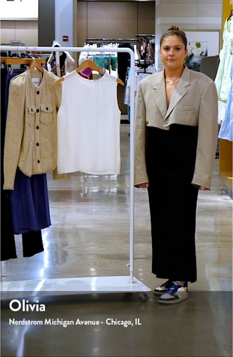 Sleeveless Silk Blouse, sales video thumbnail