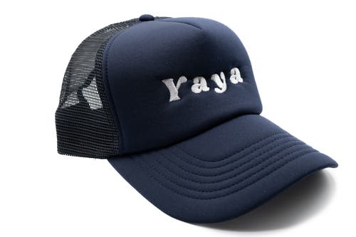 Rey To Z Yaya Foam Trucker Hat In Blue