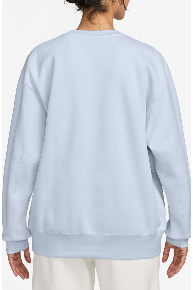 Flight Fleece Crewneck Sweatshirt, Alternate, color, FOOTBALL GREY