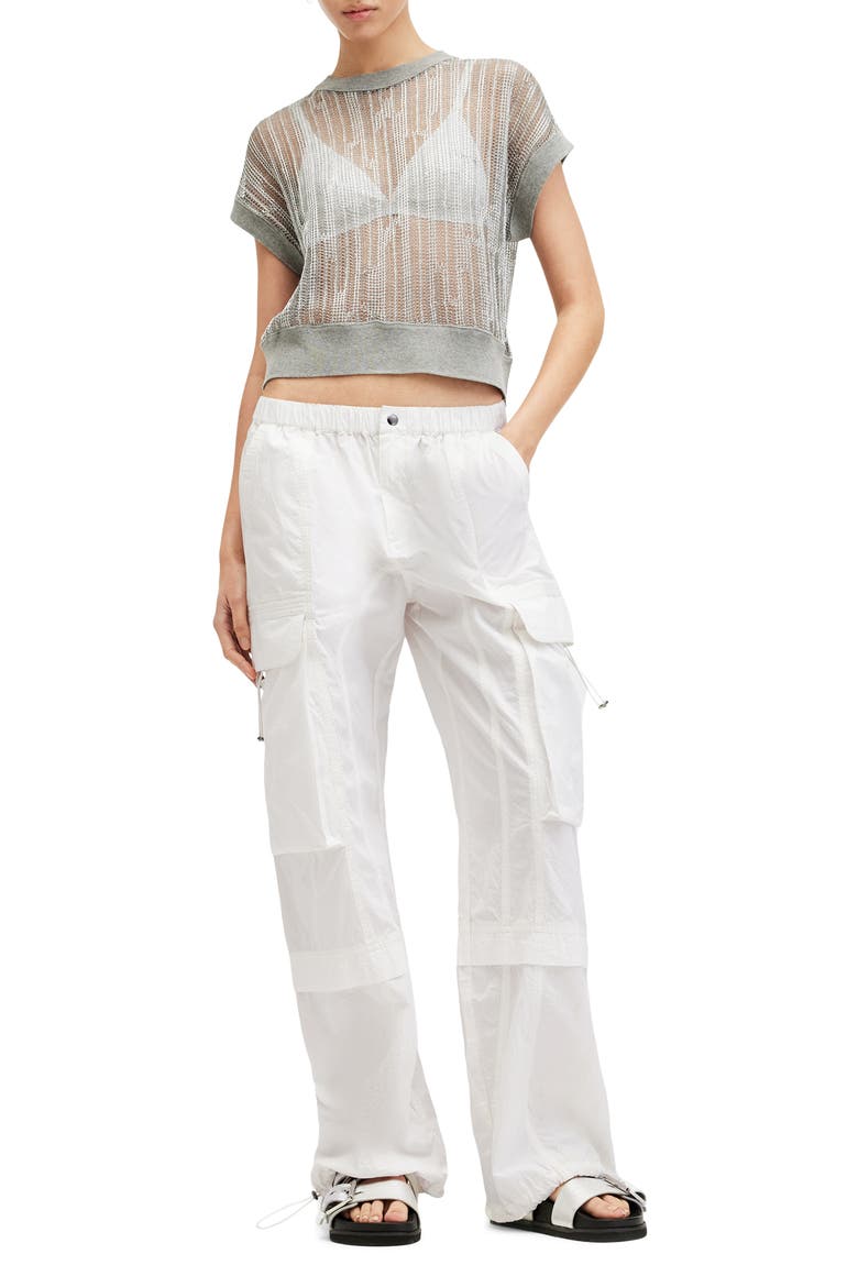 Barbara Cargo Pants, Alternate, color, OPTIC WHITE