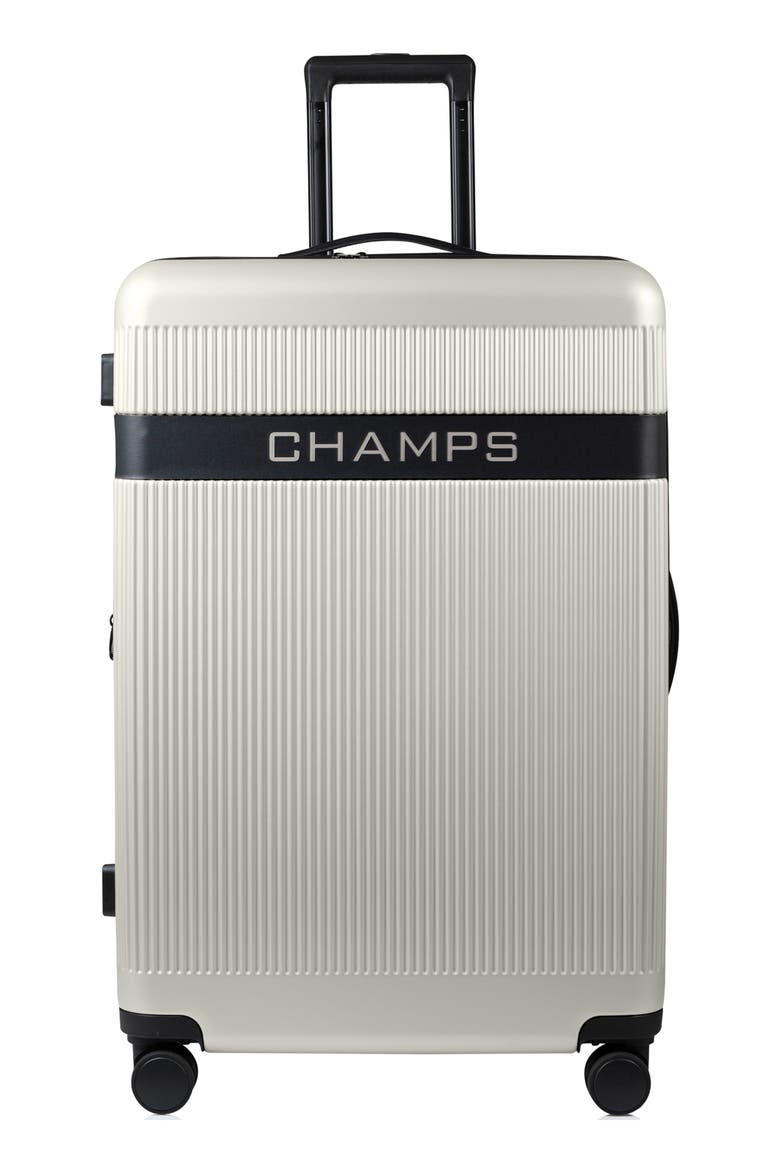 Onyx II Medium Checked Hardside Spinner Luggage, Main, color, IVORY