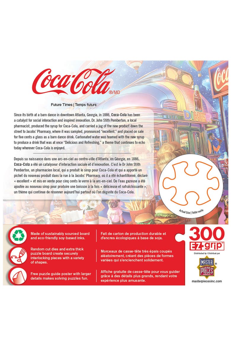 Coca-Cola Future Times 300 Piece Puzzle, Alternate, color, Multicolor