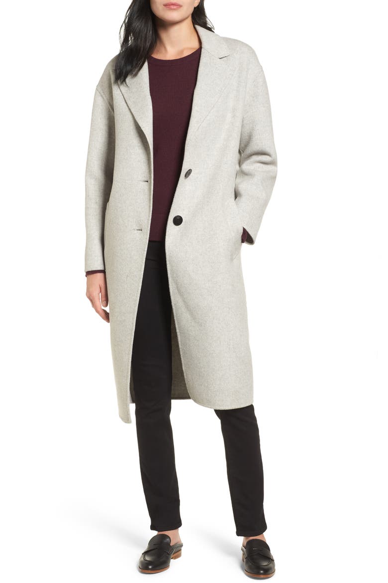 Clean Cocoon Peacoat, Main, color, GREY