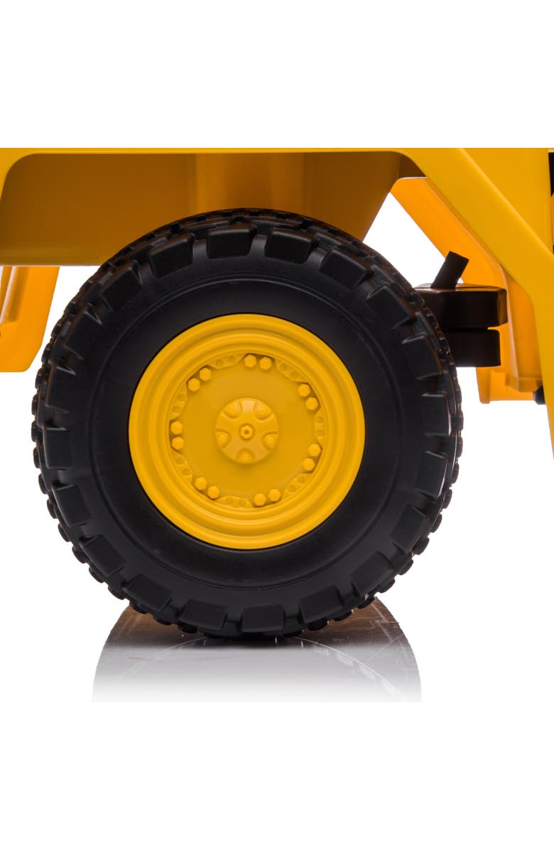 FREDDO 6V CAT Dump Truck Ride-On Toy, Alternate, color, Yellow