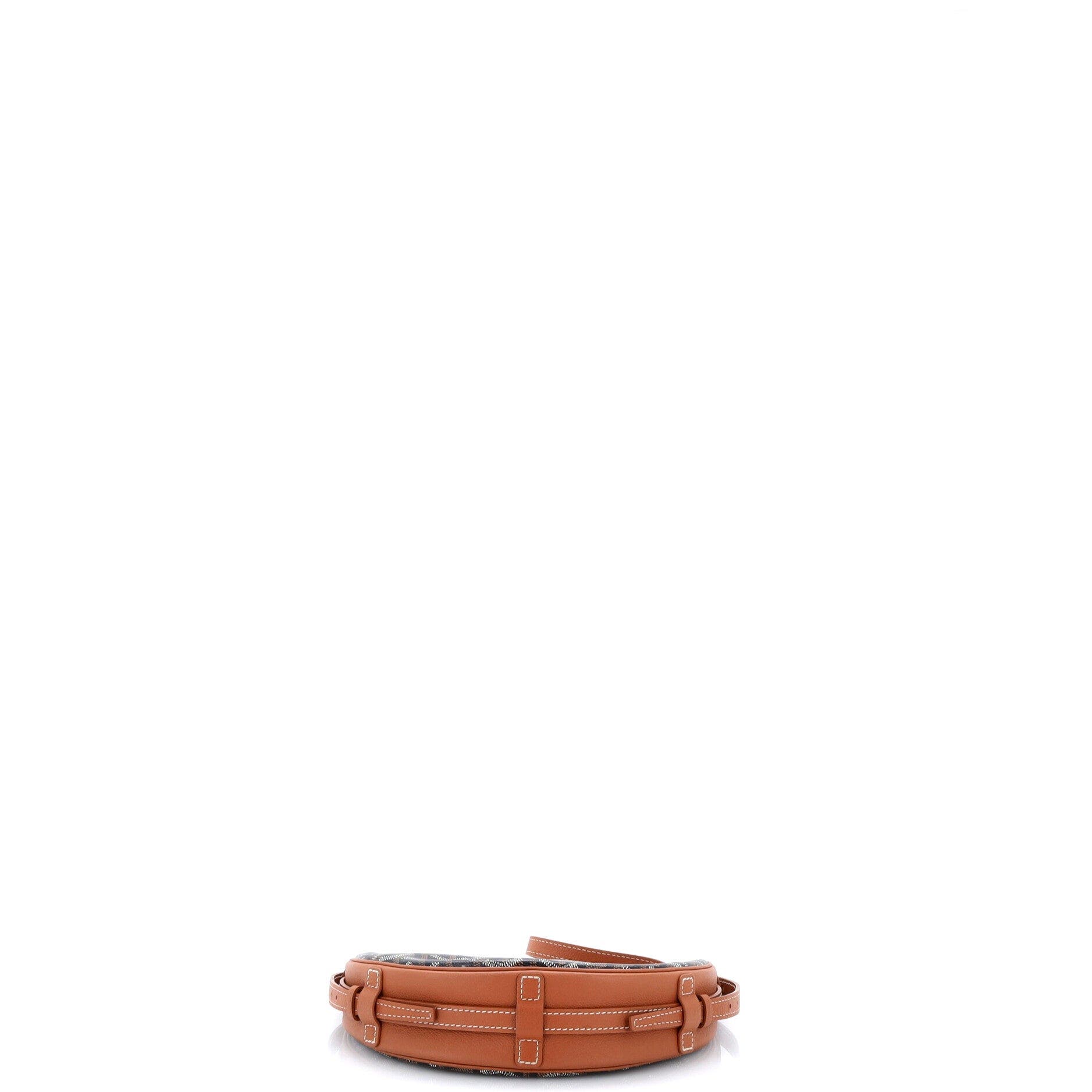 Hirondelle Shoulder Bag Coated Canvas and Leather, Alternate, color, Brown