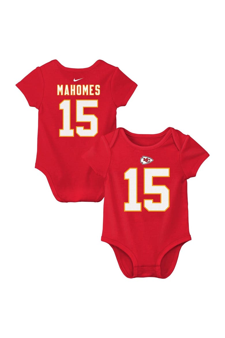 Infant Nike Patrick Mahomes Red Kansas City Chiefs  Player Name & Number Bodysuit, Main, color, Red