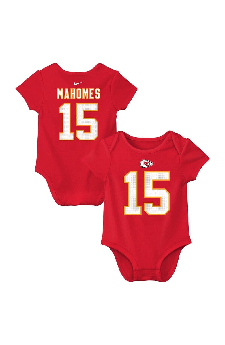 Nike Infant Nike Patrick Mahomes Red Kansas City Chiefs  Player Name & Number Bodysuit, Main, color, Red