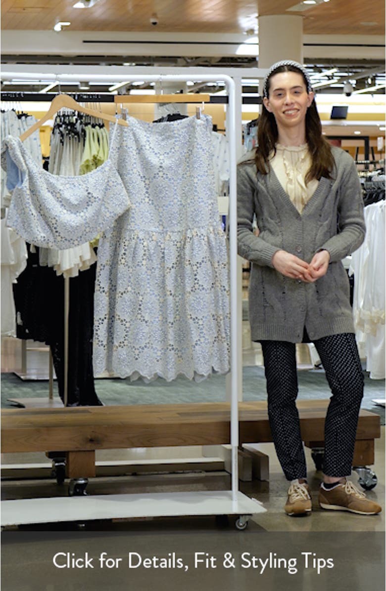 Jennie Lace One-Shoulder Crop Top & Maxi Skirt Set, sales video thumbnail