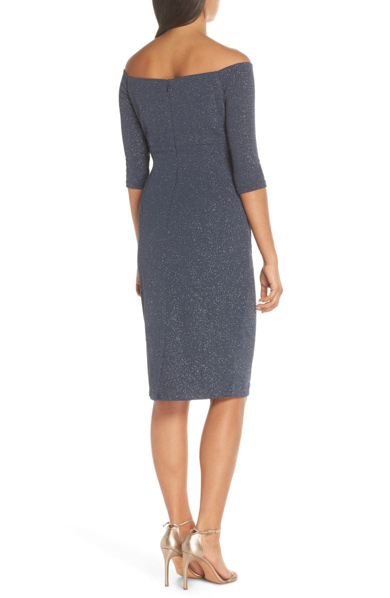 Eliza J Off the Shoulder Sheath Dress, Alternate, color,