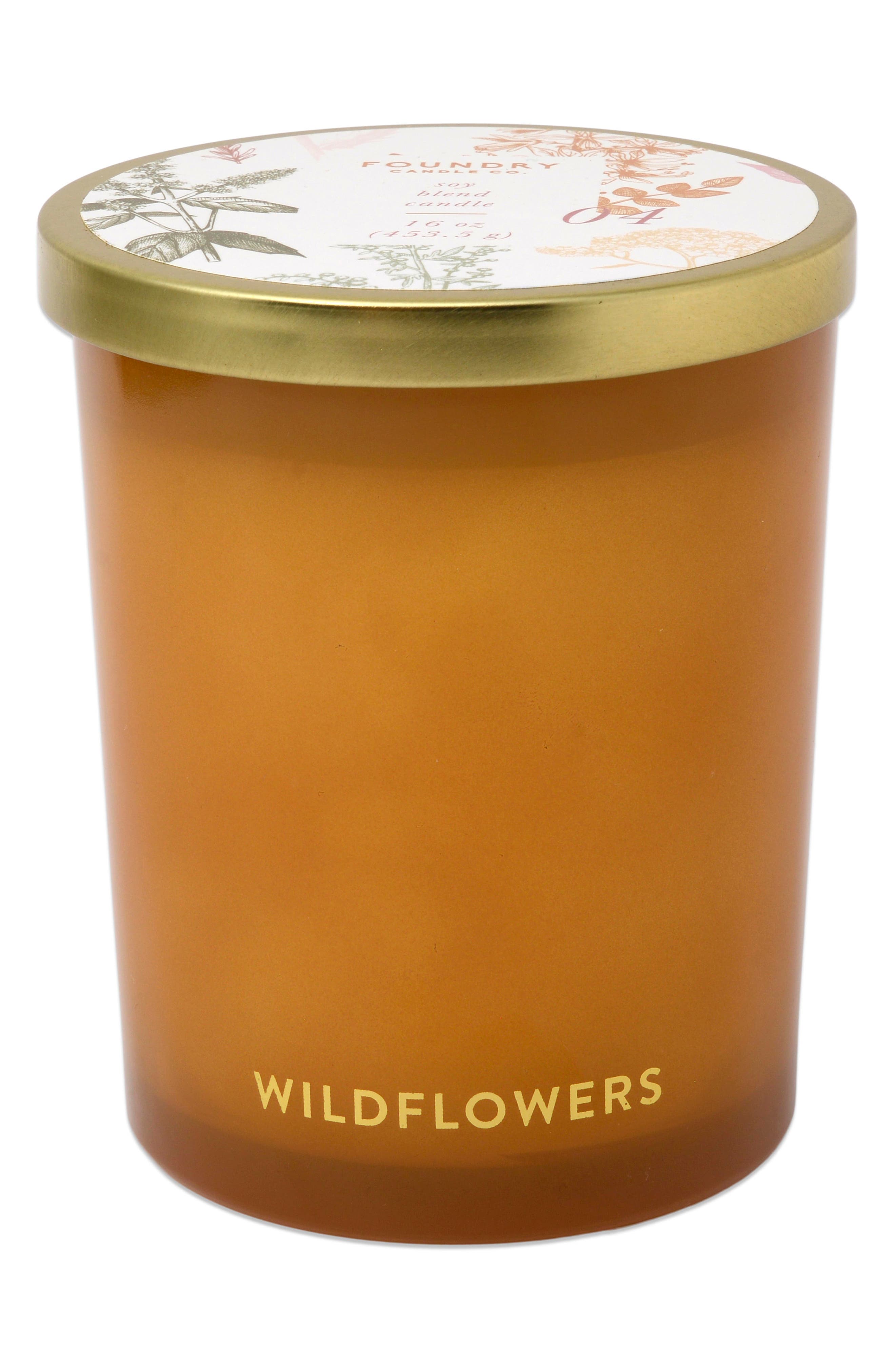 Foundry Candle Co. Tinted Glass Scented Candle