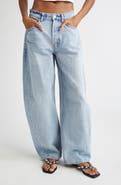 Alexander Wang Blow Up Mid Rise Balloon Leg Jeans
