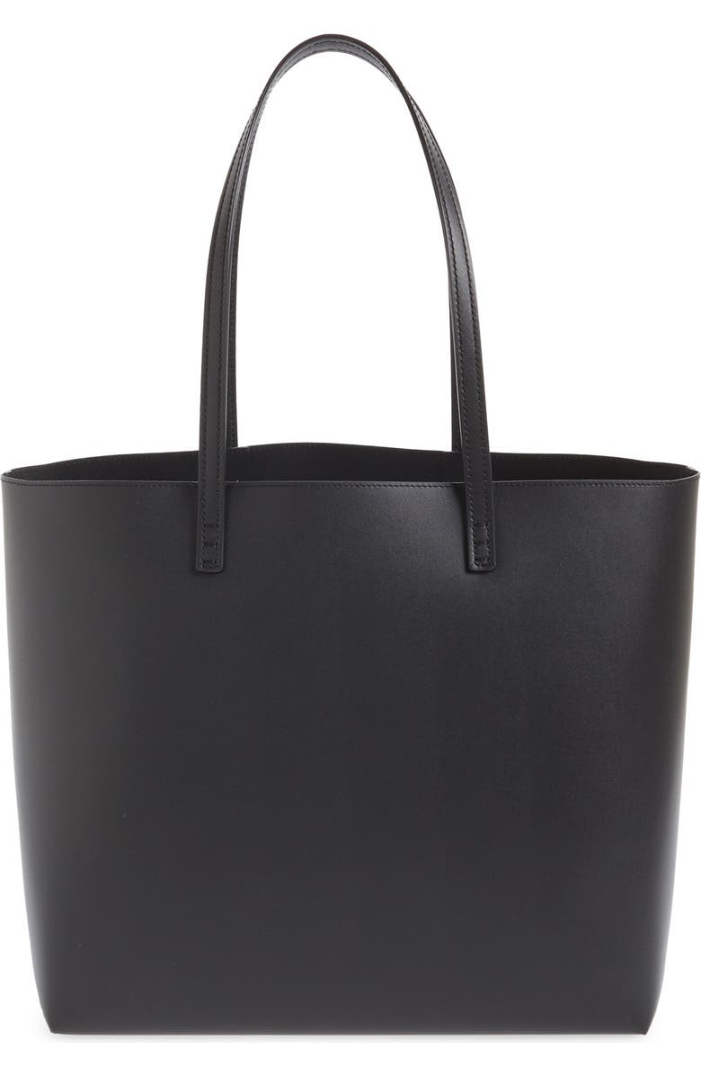 Fendi 'Roll - Monster' Genuine Snakeskin Trim Leather Tote, Alternate, color,