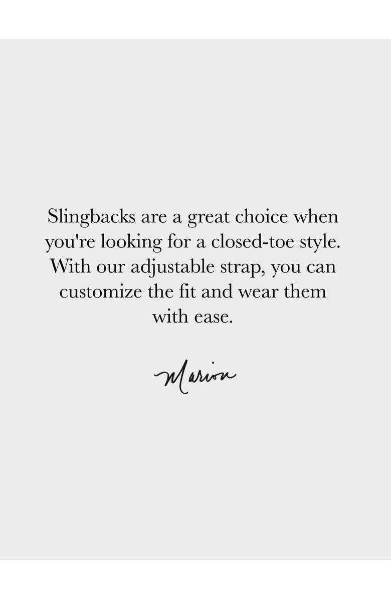 MARION PARKE Classic Slingback 70 Nappa, Alternate, color,