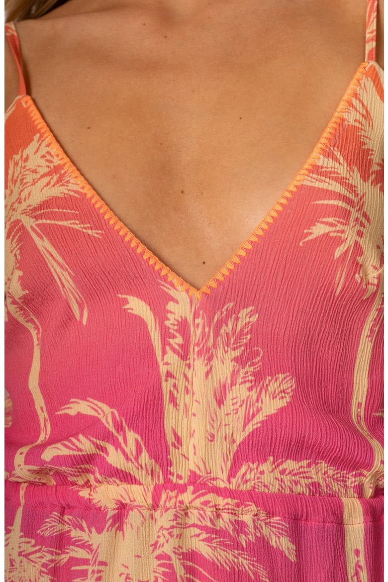 Sunwashed Palms Arabella Minidress, Alternate, color, OPEN PINK