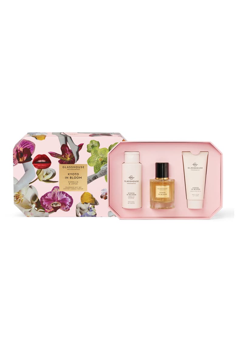 Kyoto in Bloom Fragrance Gift Set, Main, color, WHITE