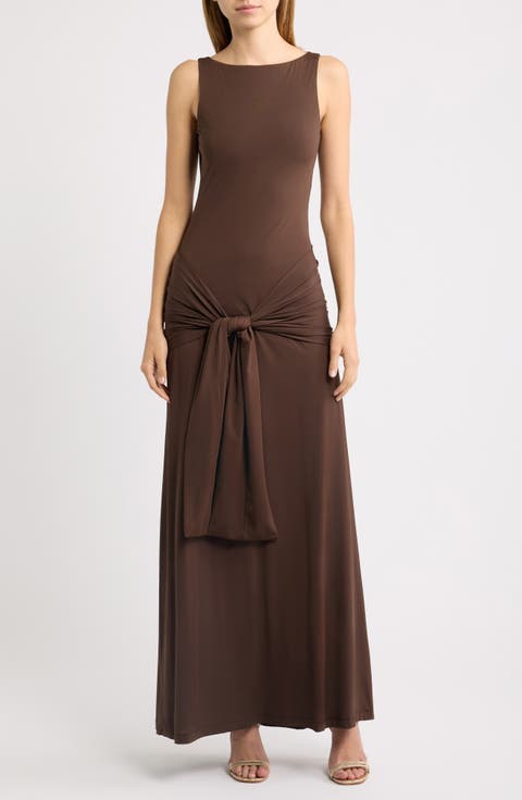 Isoldeia Tie Detail Gown