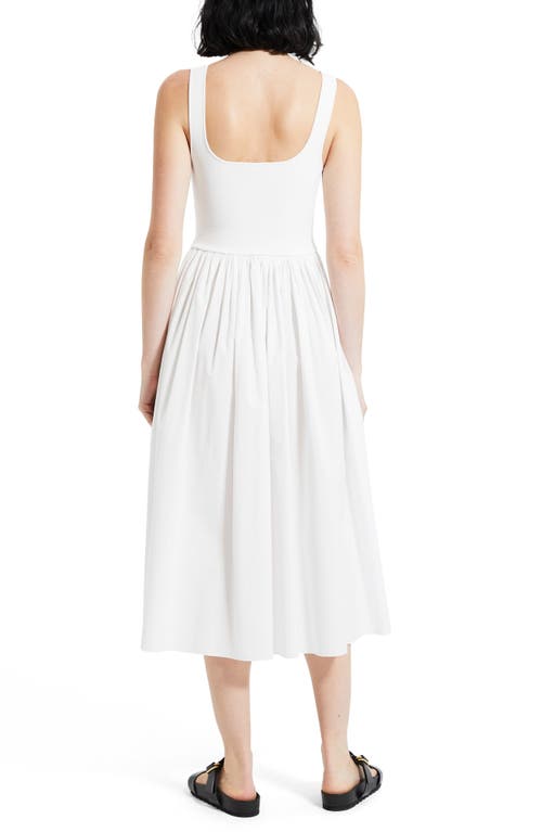 THEORY THEORY GLOSS MIDI DRESS 