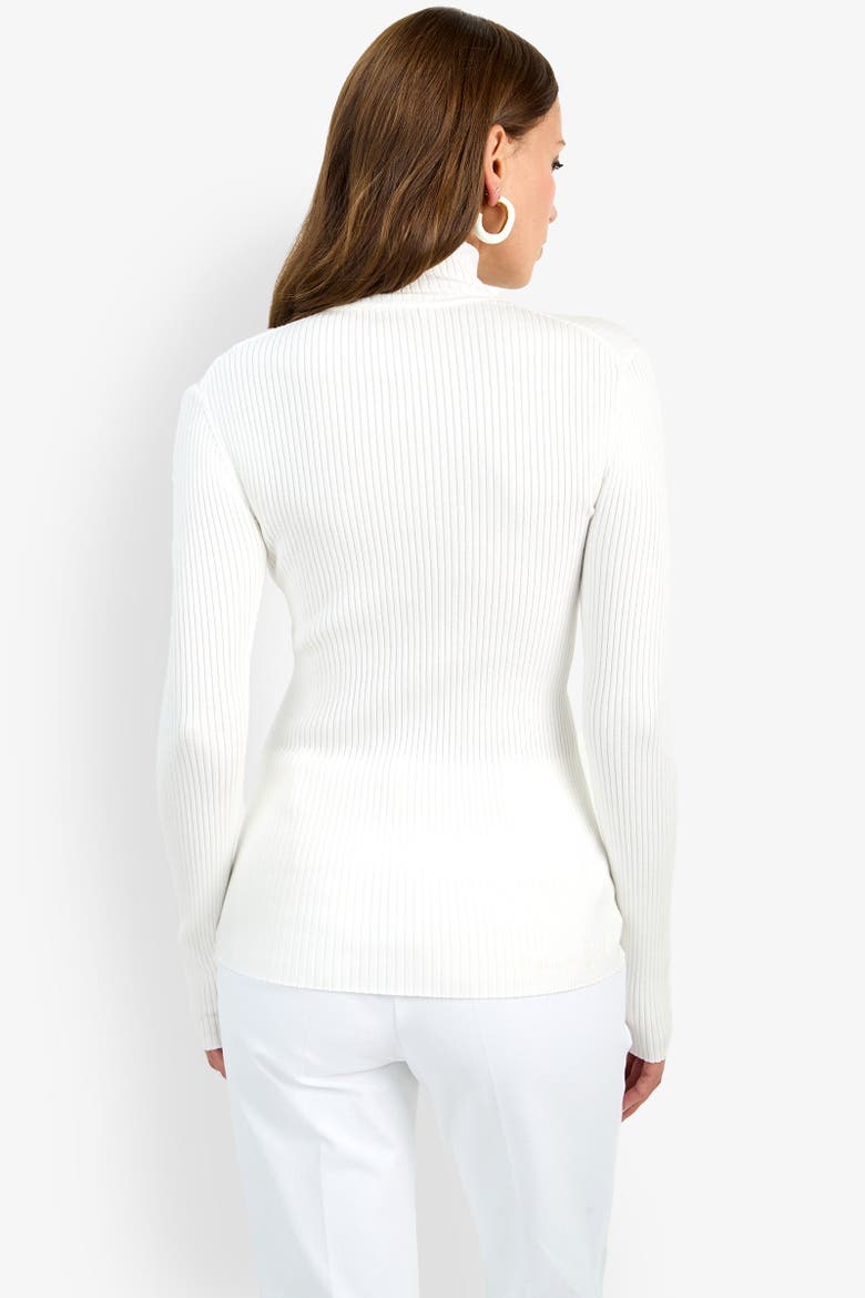Hempstead Mock Neck Top, Alternate, color, Whitewash