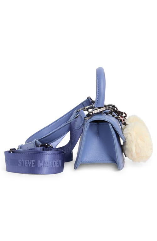 Steve Madden Prince Crossbody Bag With Bag Charms In Purple