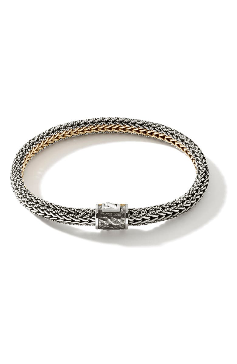 John Hardy Icon Gold & Sterling Silver Bracelet, Alternate, color, Silver