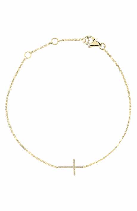 EFFY Diamond Cross Charm Bracelet
