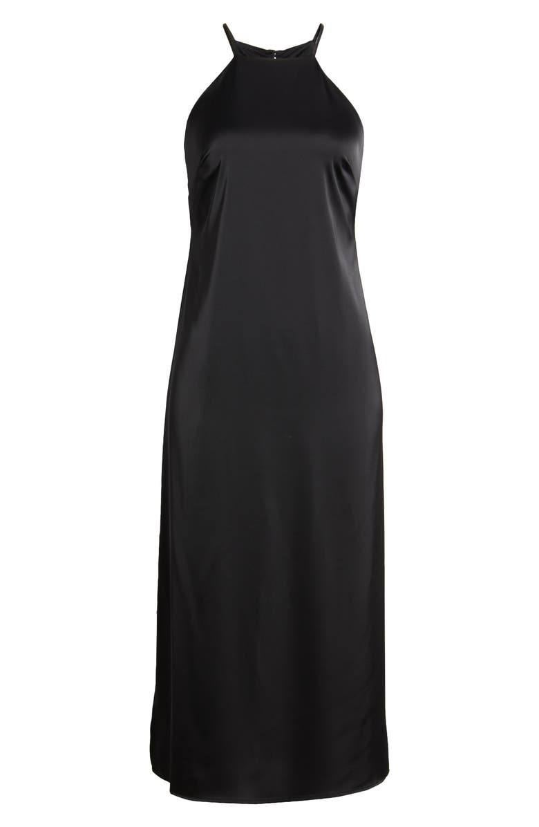 Anne Klein Satin Midi Slipdress, Alternate, color,