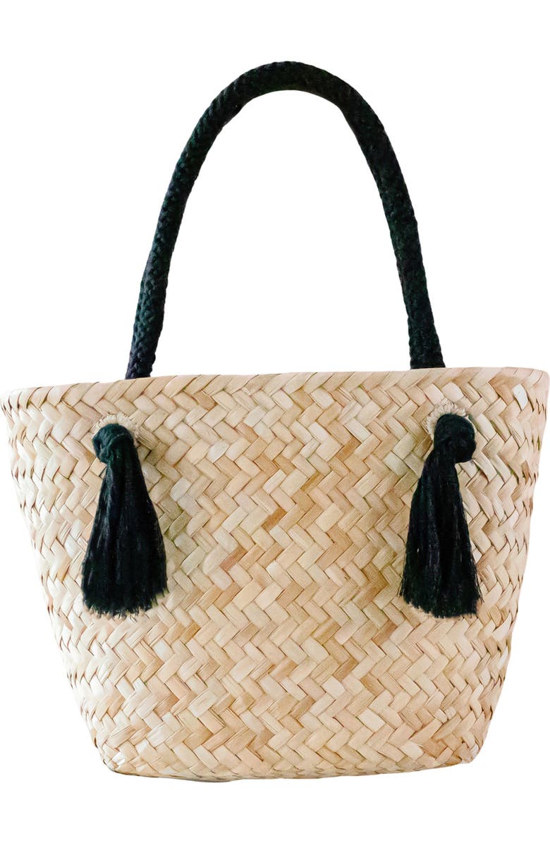 LIKHA Seagrass Large Tote Bag, Main, color, Black