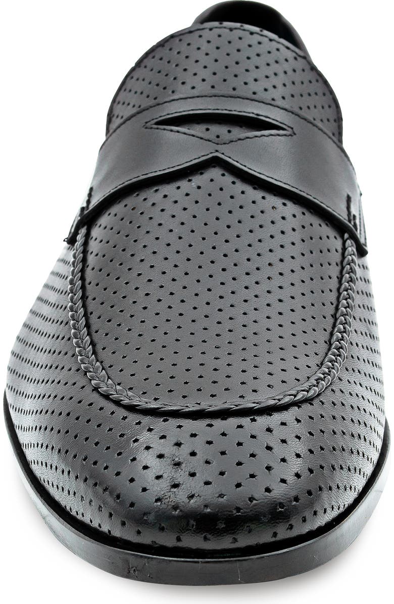 Mezlan Cueva Perforated Penny Loafer, Alternate, color,