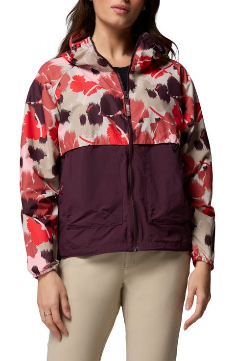 Spire Valley Print Water Repellent Windbreaker