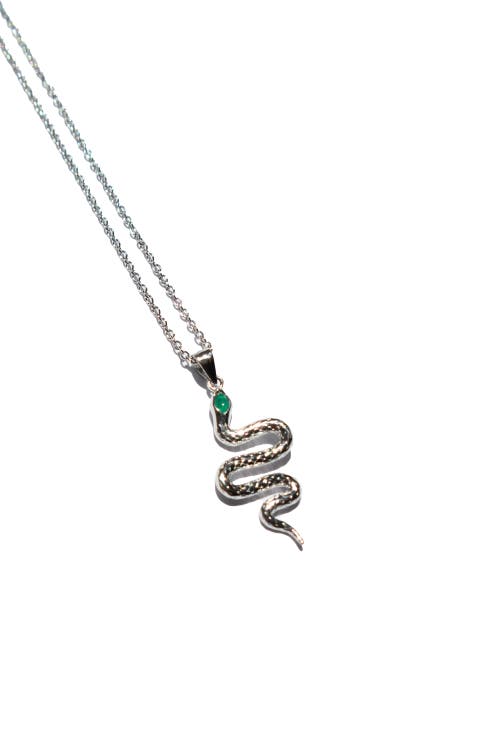 Seree Year Of The Snake I Limited Edition Pendant Necklace In Silver