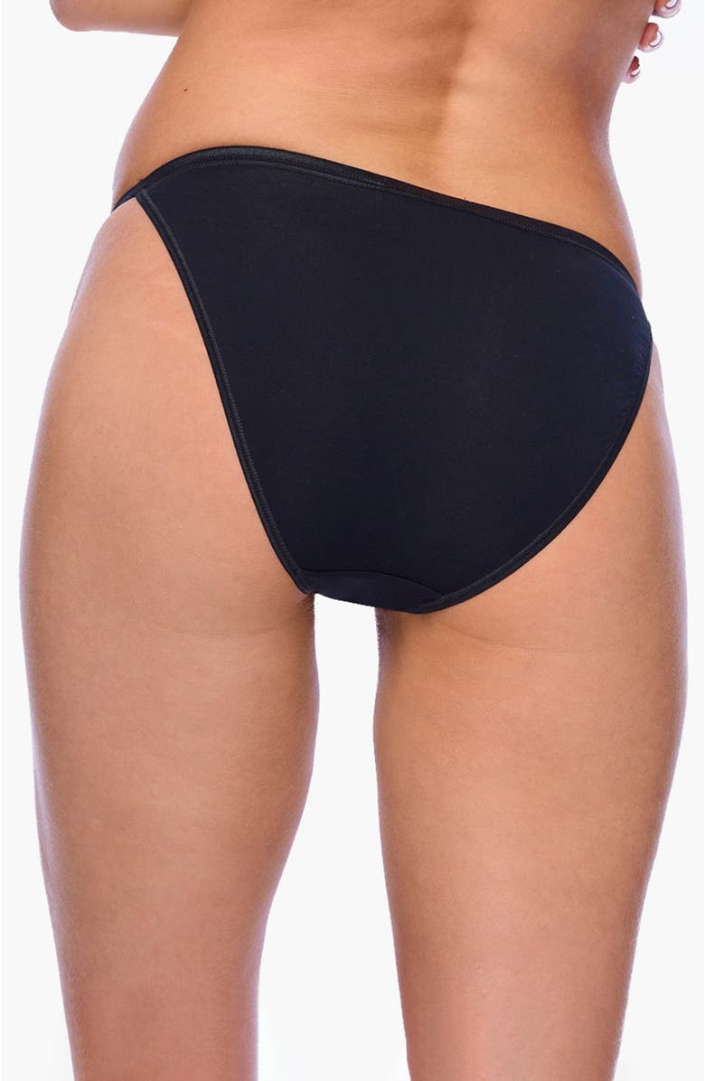 Cosabella Talco String Bikini, Alternate, color, Black