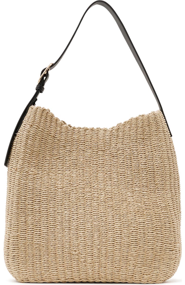Reiss Margot Shoulder Bag, Alternate, color, Natural