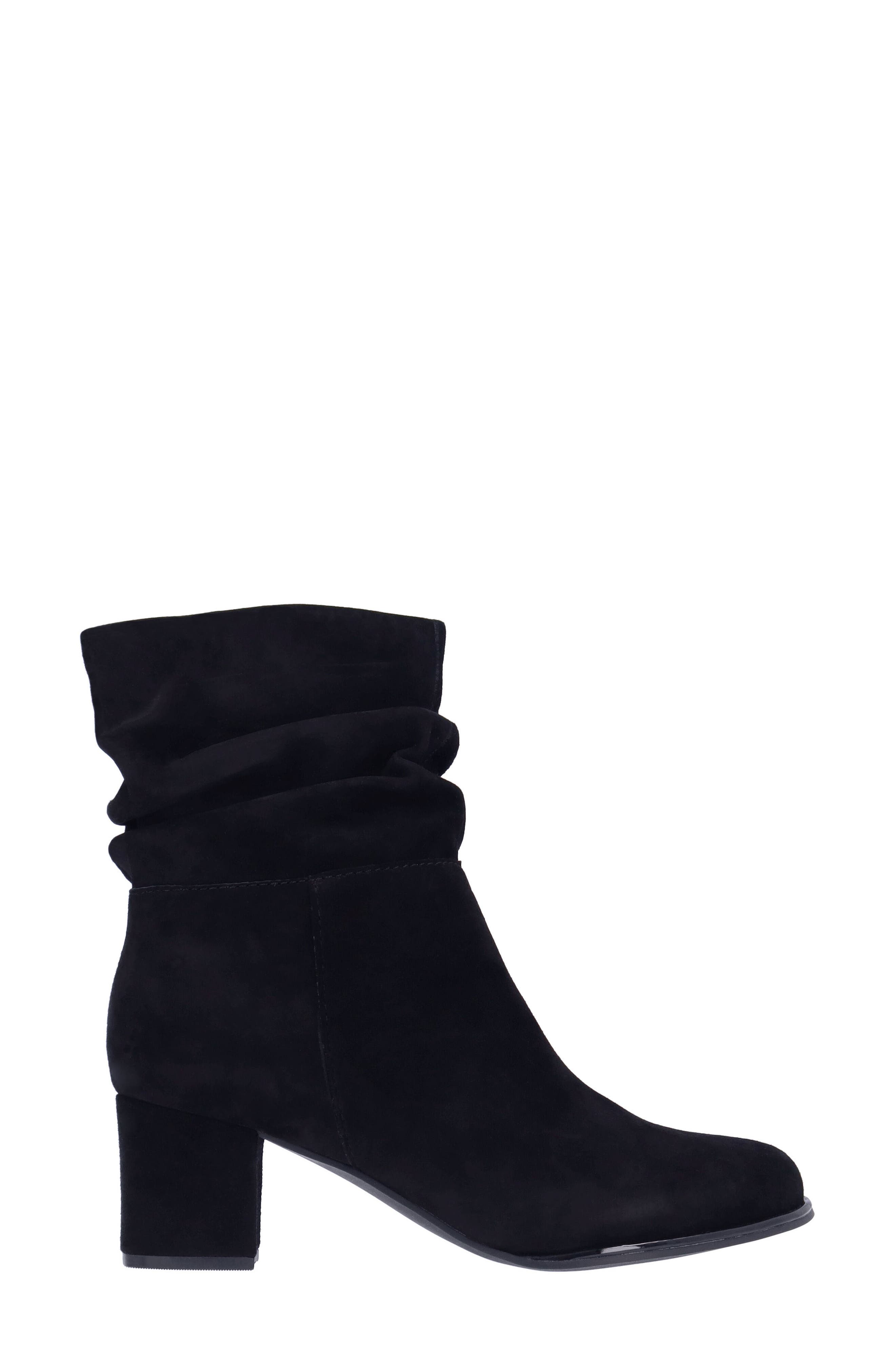 L'Amour des Pieds Pivar Slouch Bootie, Alternate, color, Black