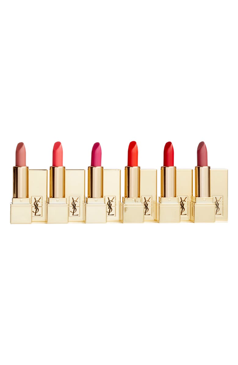 Yves Saint Laurent Travel Size Rouge Pur Couture Lipstick Set, Main, color, 