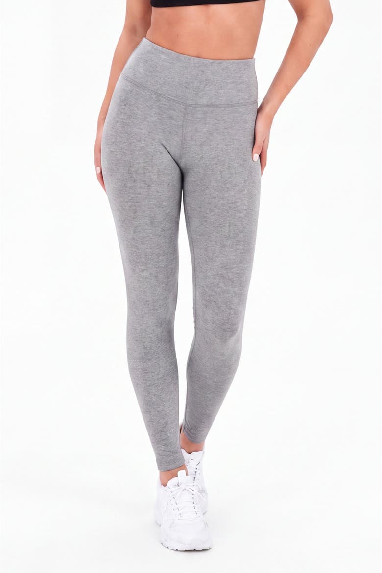 High Waist Yoga Leggings, Main, color, Gray