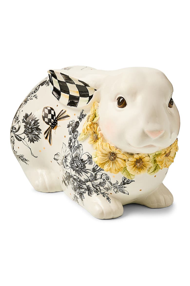 Bee Toile Short Rabbit, Main, color, WHITE